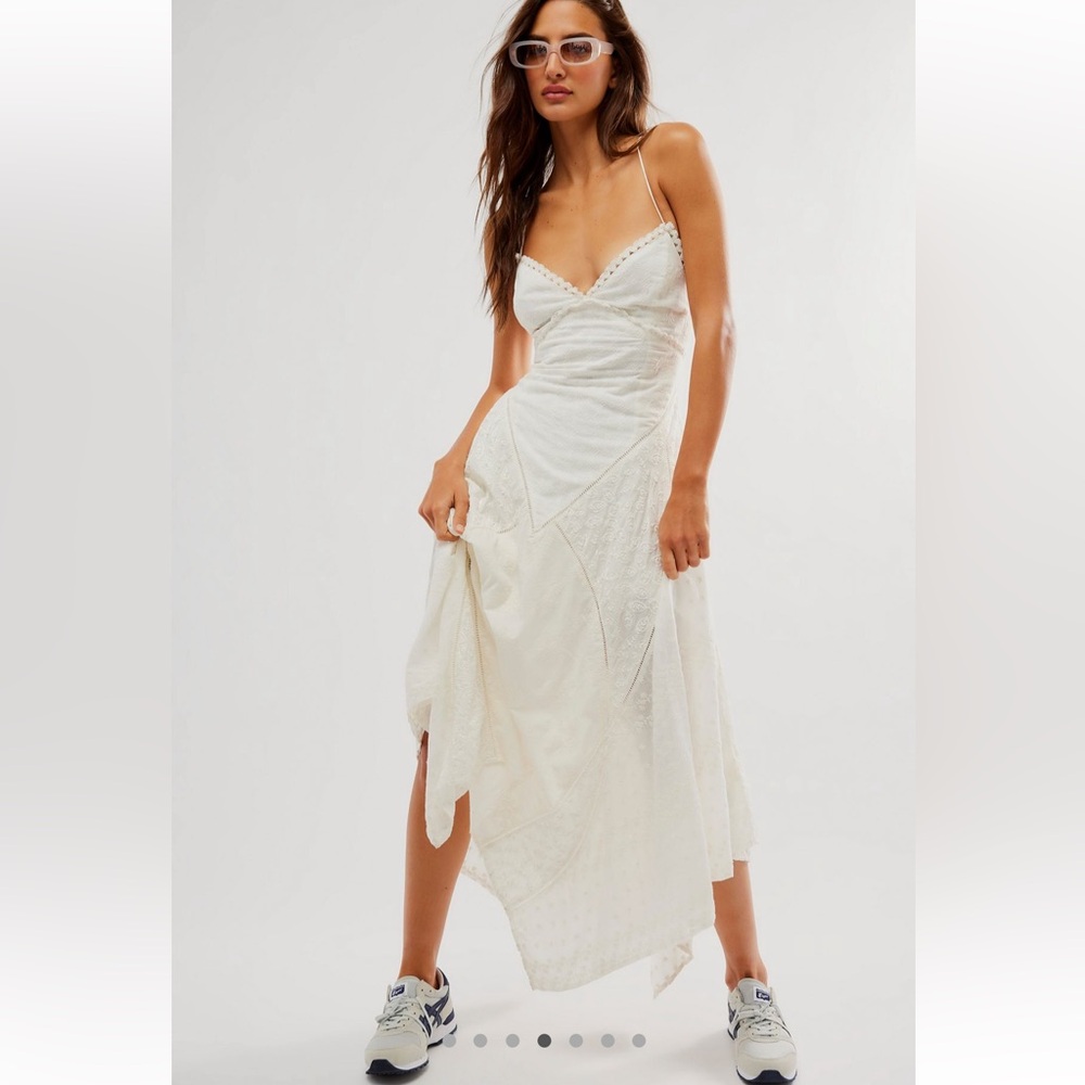 Free People Heart Of Mine Dress, Color: White/ivory, Size: 4, Never Worn